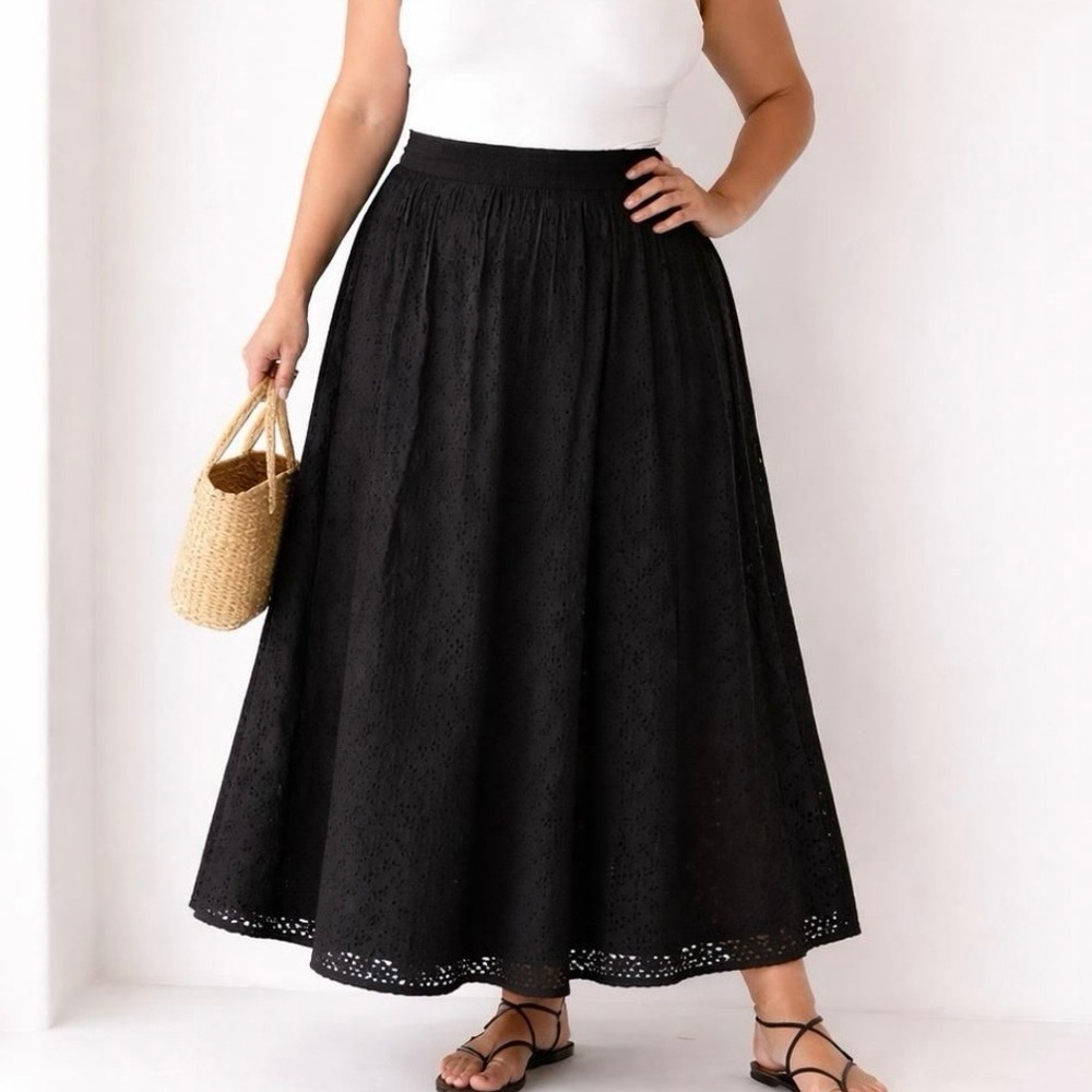 Chico’s Black Maxi Skirt Women’s Size 3 (US XL/16)